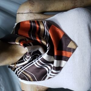 Jones New York 100% Silk Neck Scarf 21"x21"